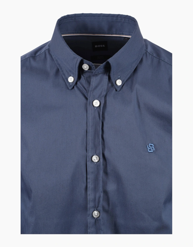 Boss Black H ROAN SHIRT OPEN BLUE