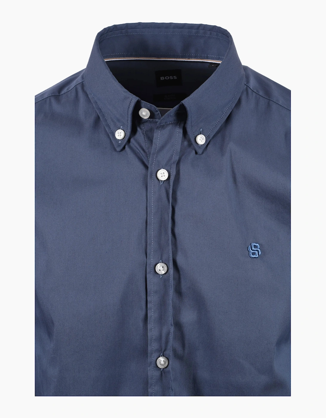 Boss Black H ROAN SHIRT OPEN BLUE