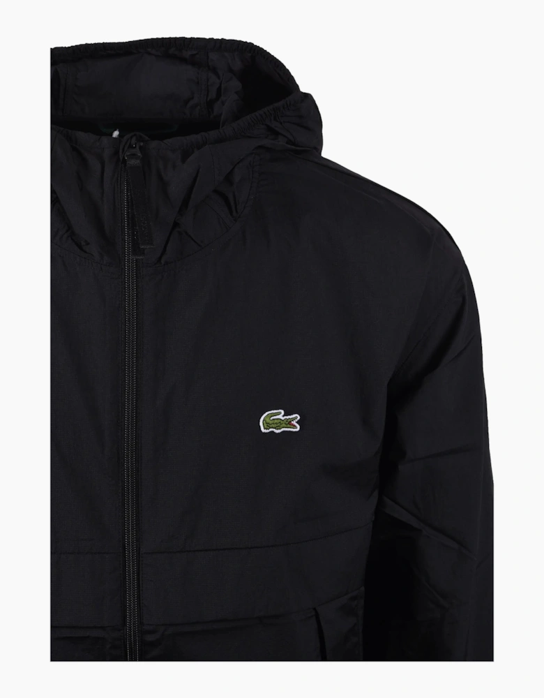 LACOSTE LIGHTWEIGHT JACKET BLACK