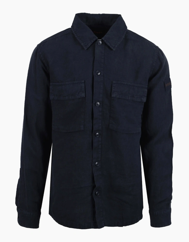 Boss Orange BOSS LOCKY SHIRT DARK BLUE