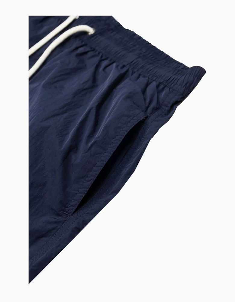 AQUASCUTUM CLUB CHECK POCKET BEACH SHORTS NAVY