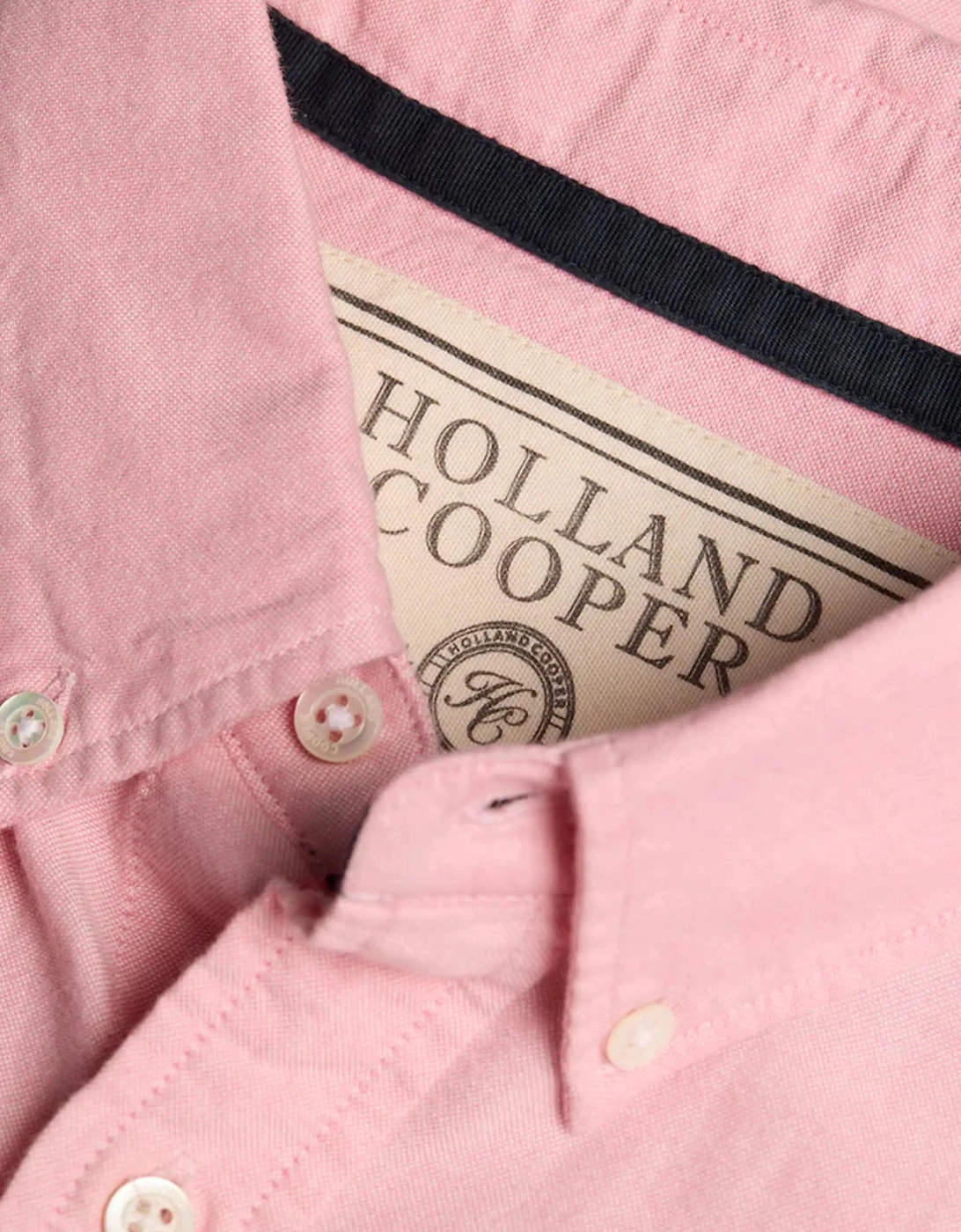 HOLLAND COOPER CLASSIC OXFORD SHIRT SOFT PINK