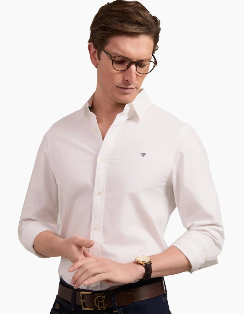 HOLLAND COOPER CLASSIC OXFORD SHIRT WHITE