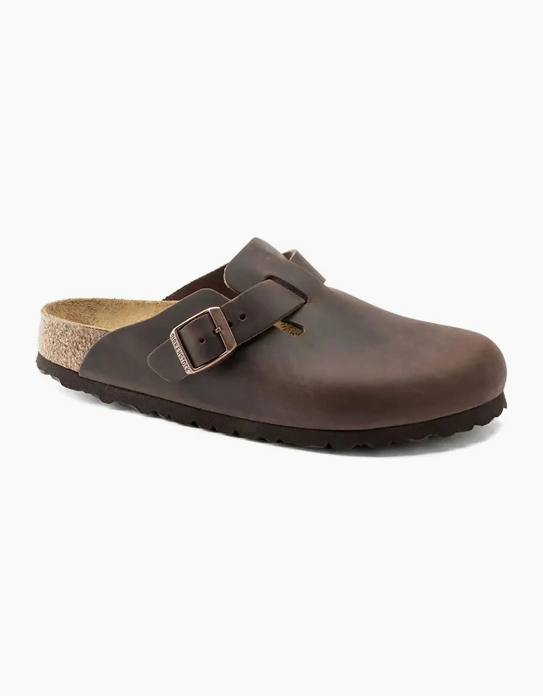 BIRKENSTOCK BOSTON OILED LEATHER CLOG HABANA