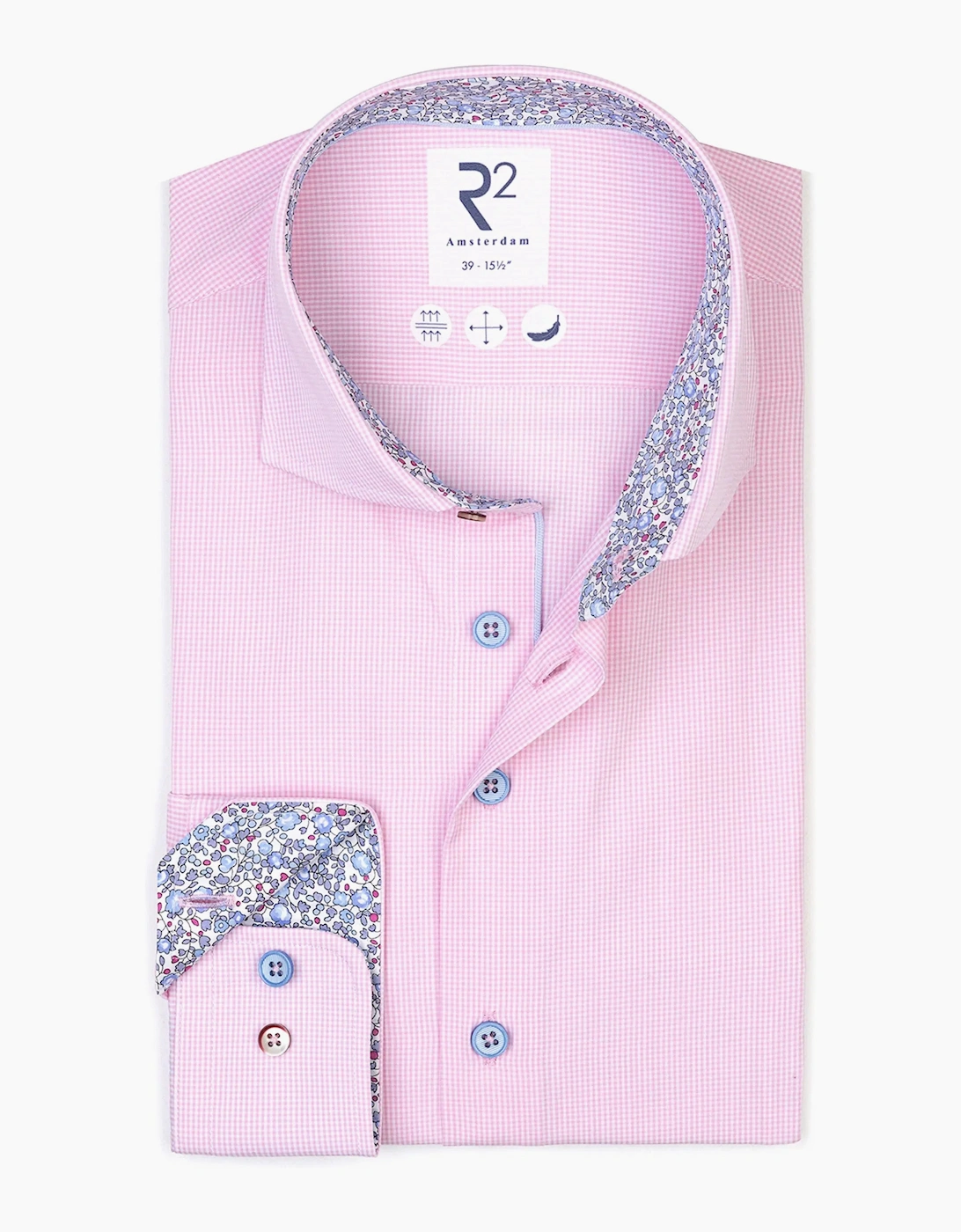 R2 LONG SLEEVED SHIRT PINK CHECK, 3 of 2