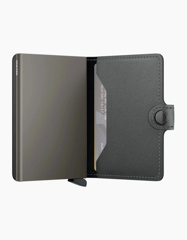 SECRID MINI WALLET MATT SATIN STEEL