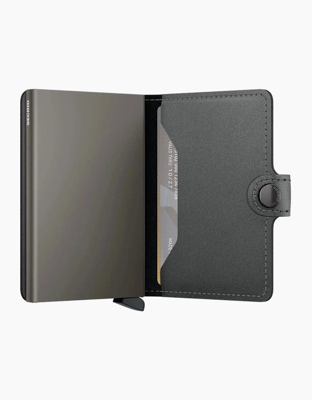 SECRID MINI WALLET MATT SATIN STEEL