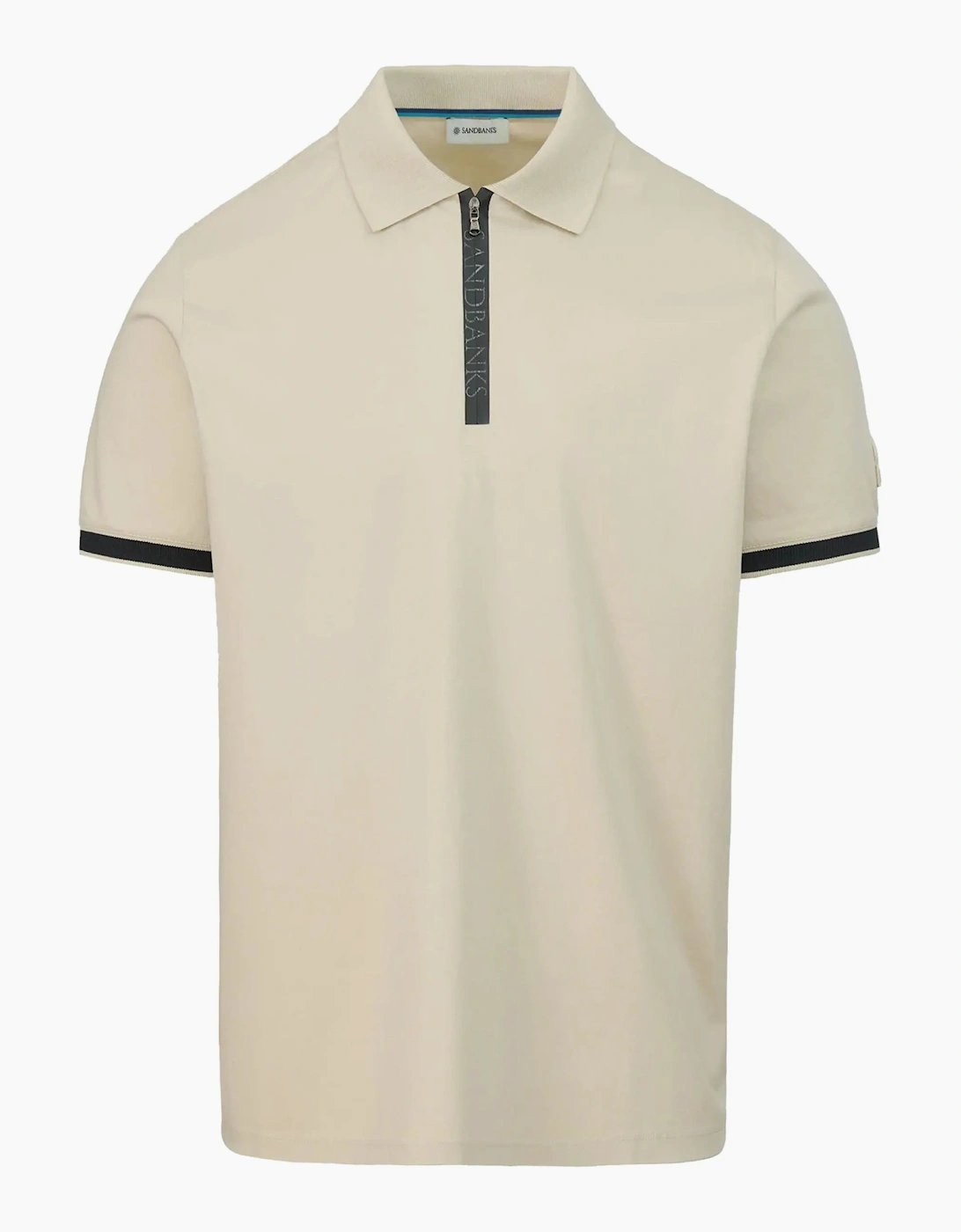 SANDBANKS SILICONE ZIP POLO STONE, 7 of 6