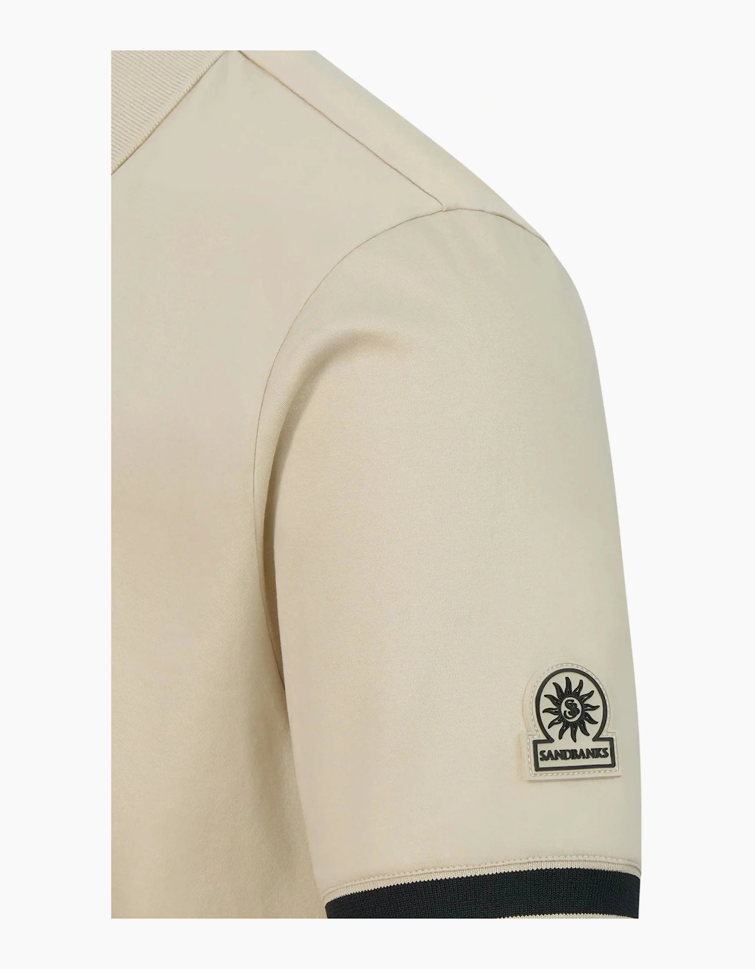 SANDBANKS SILICONE ZIP POLO STONE