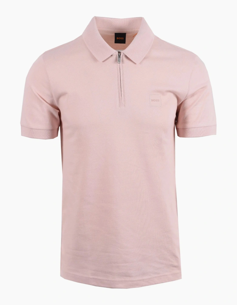 Boss Orange PASSERZIP POLO OPEN PINK