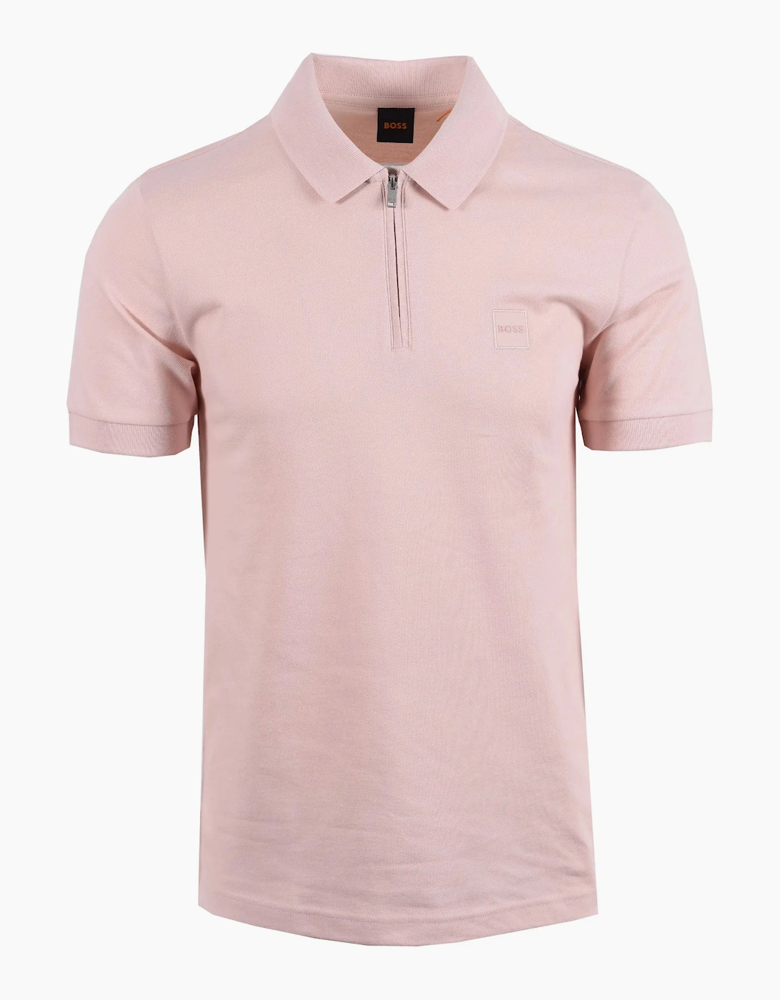 Boss Orange PASSERZIP POLO OPEN PINK