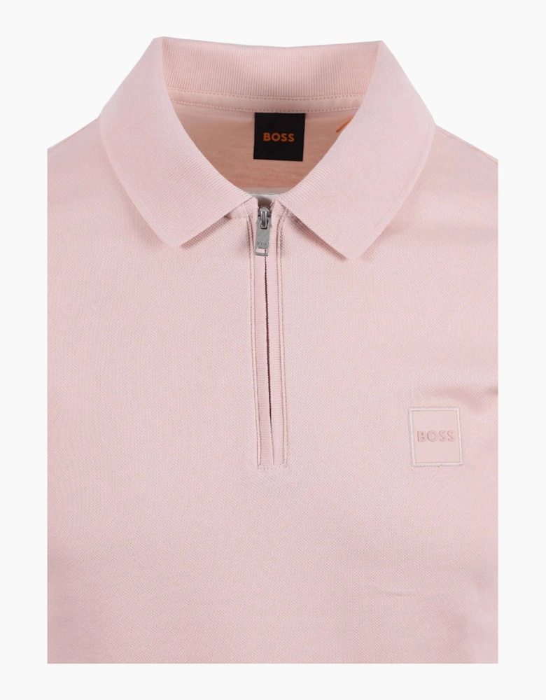 Boss Orange PASSERZIP POLO OPEN PINK