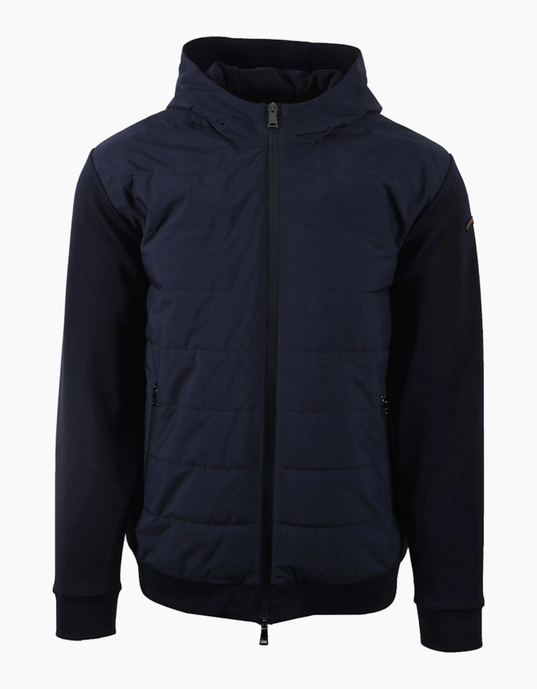 Paul & Shark FULL ZIP HYBRID JACKET NAVY