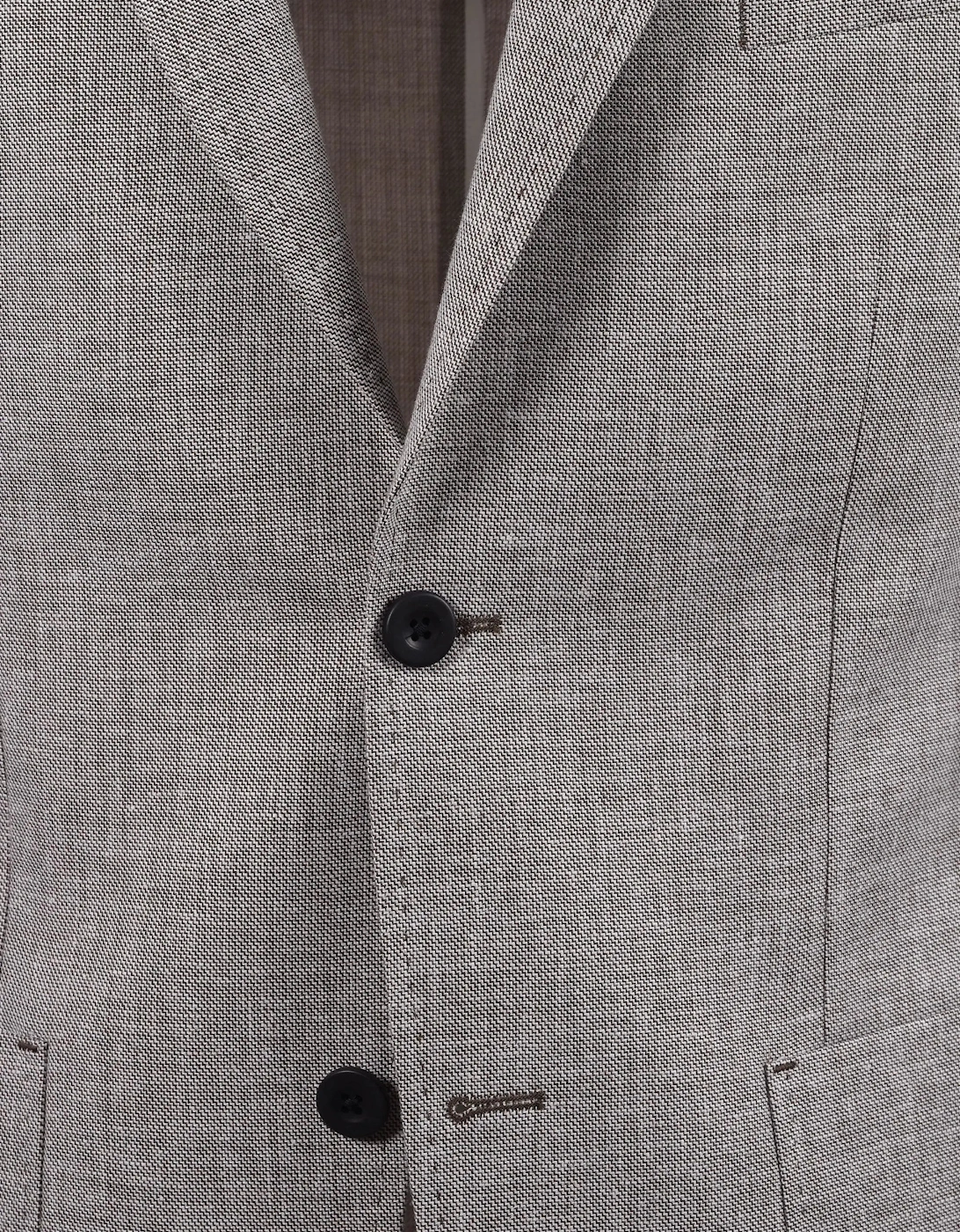 ROY ROBSON LINEN JACKET BEIGE