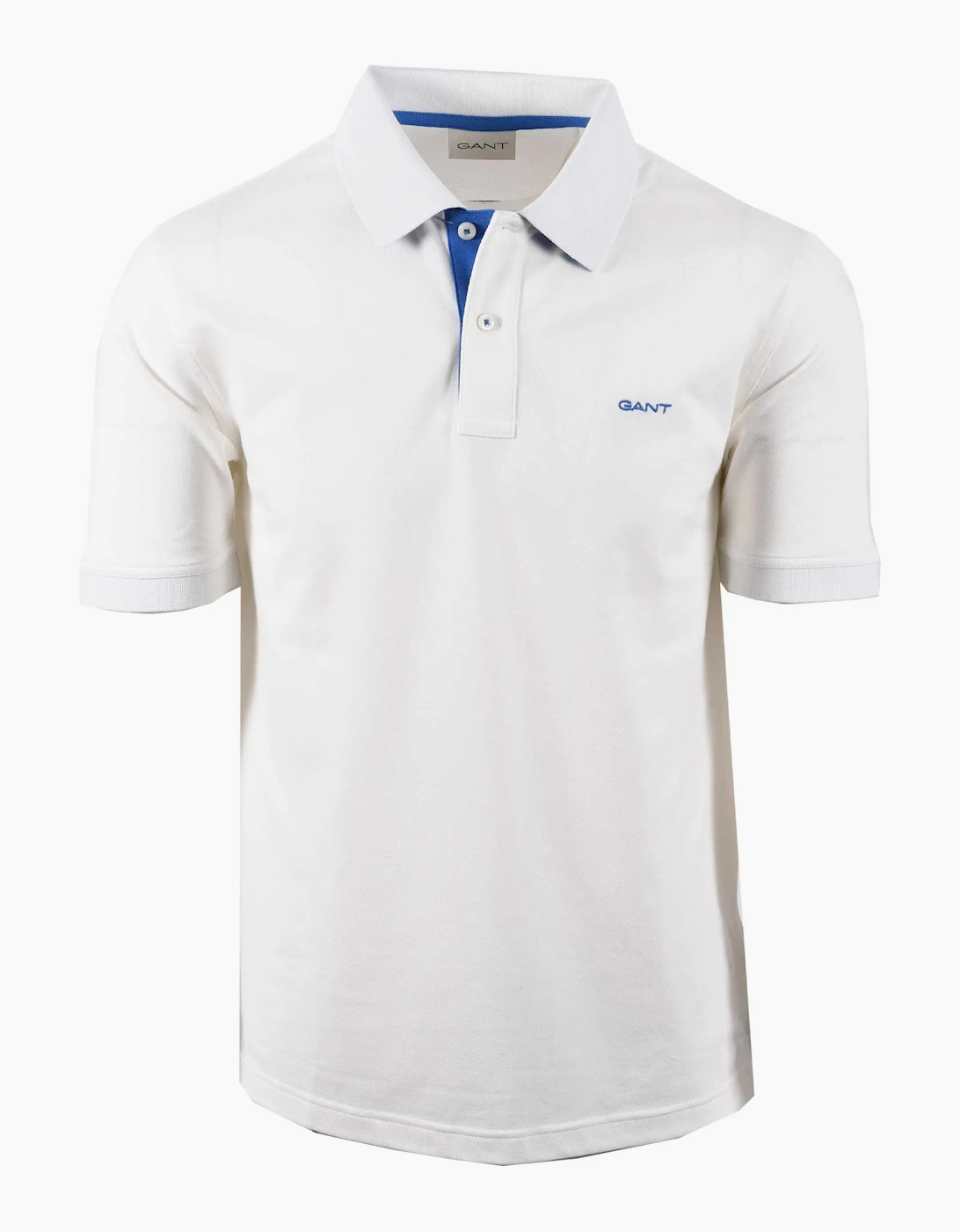 GANT CONTRAST PIQUE POLO EGGSHELL
