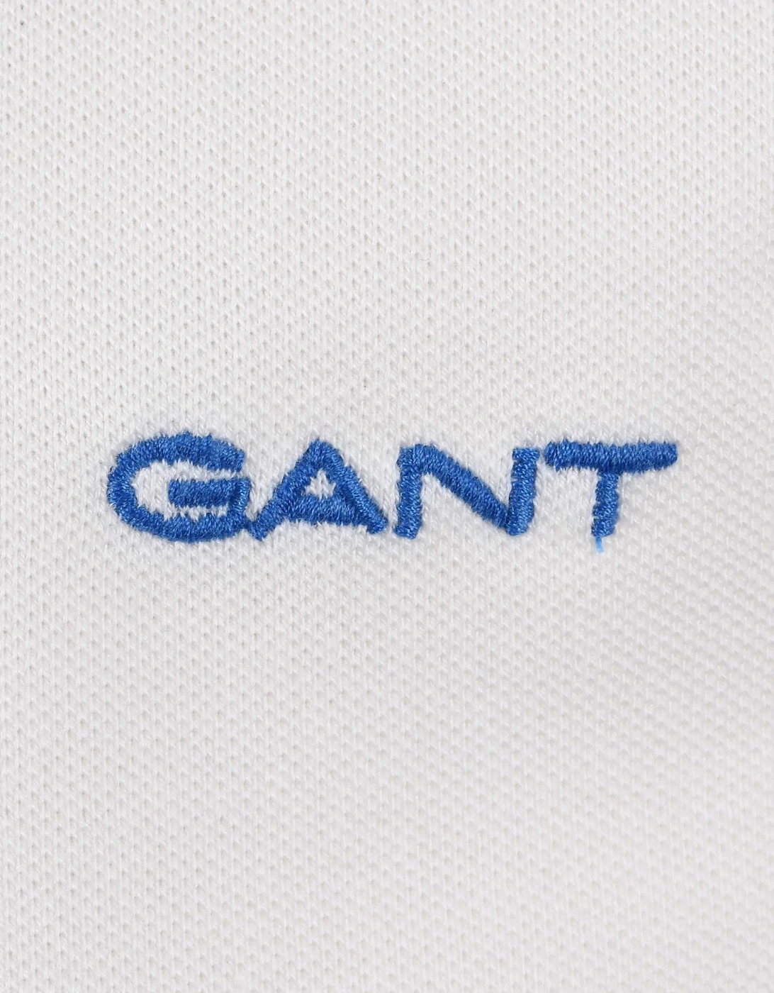 GANT CONTRAST PIQUE POLO EGGSHELL
