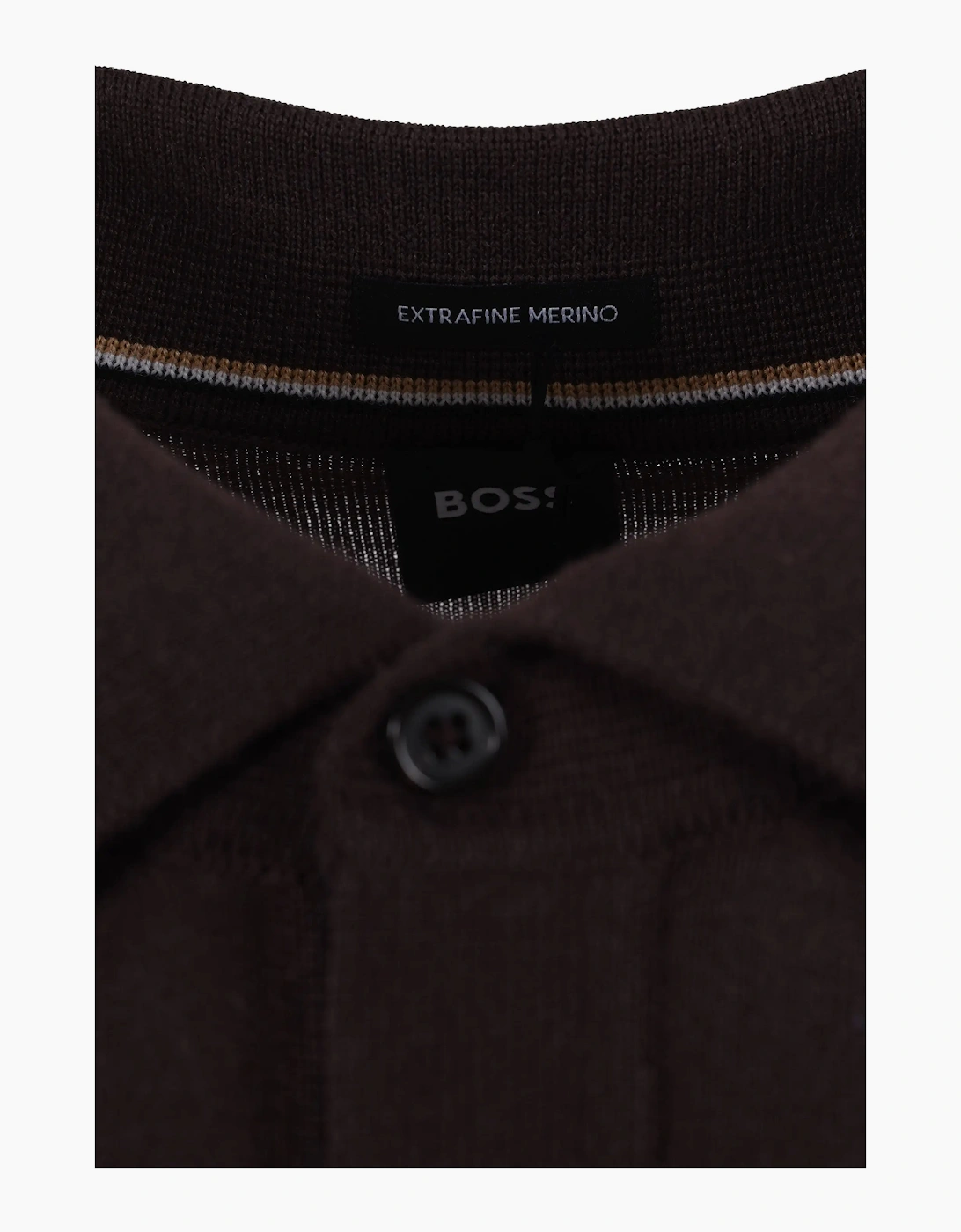 Boss Black H NOLANO POLO DARK BROWN