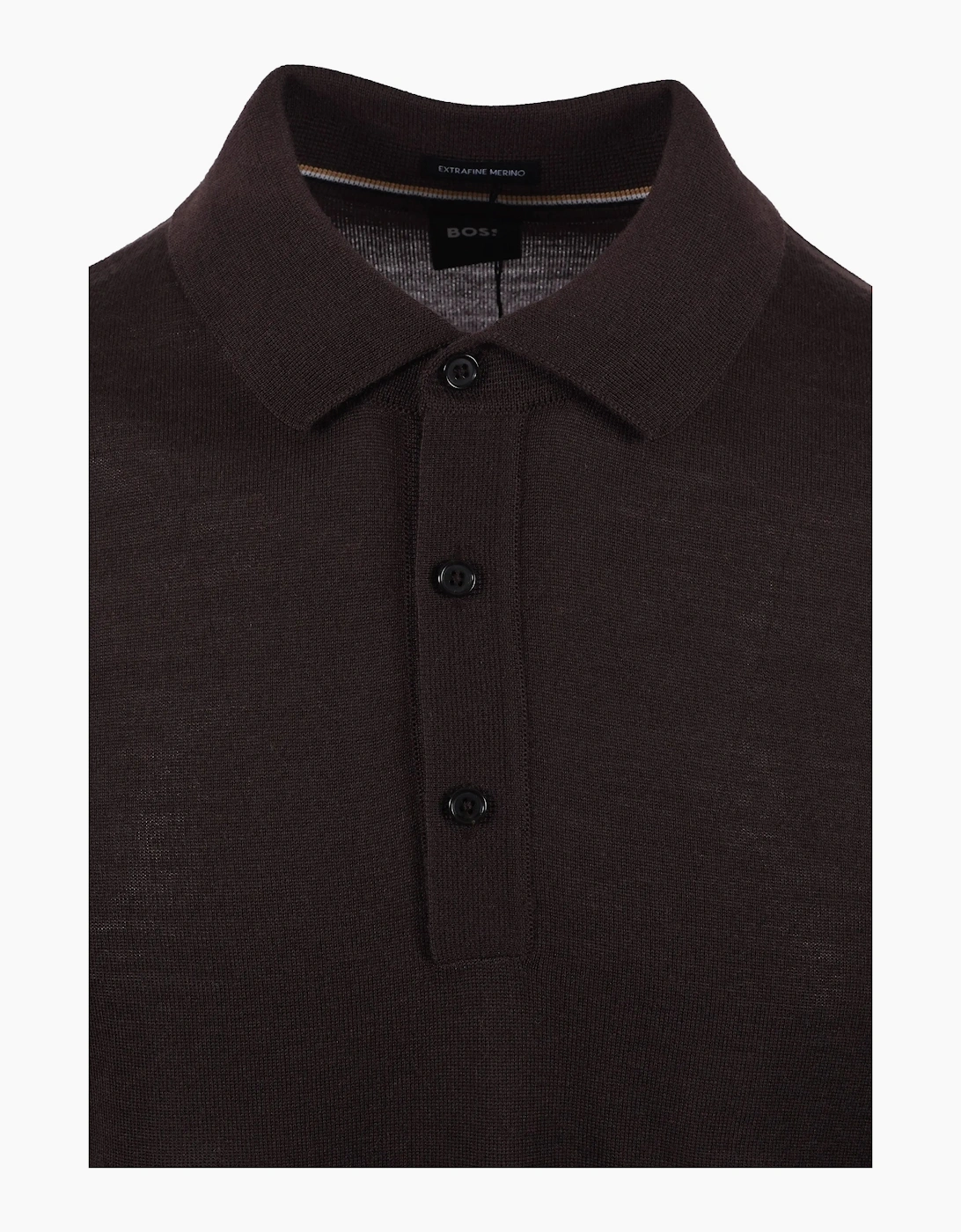 Boss Black H NOLANO POLO DARK BROWN