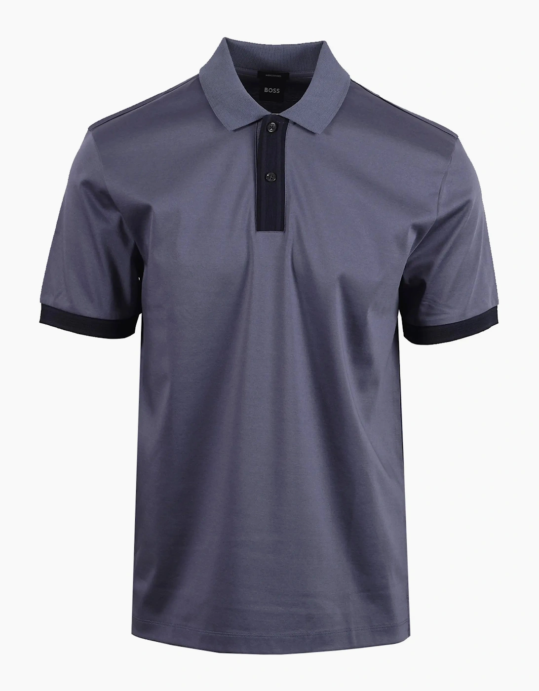 Hugo Boss Men's Navy Boss Black Boss H Parlay Polo Open Blue - Size: 44