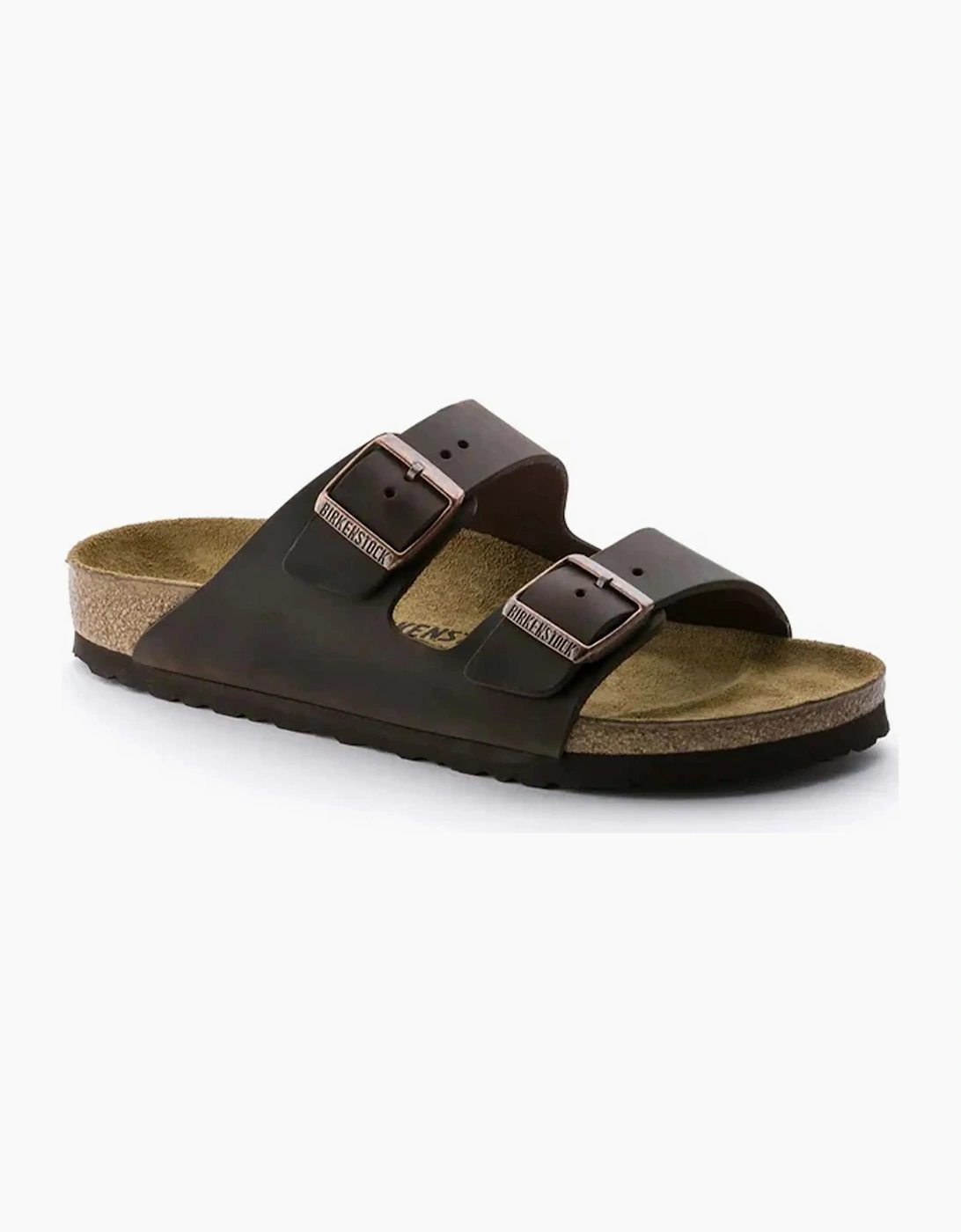 BIRKENSTOCK ARIZONA OILED LEATHER SANDAL HABANA