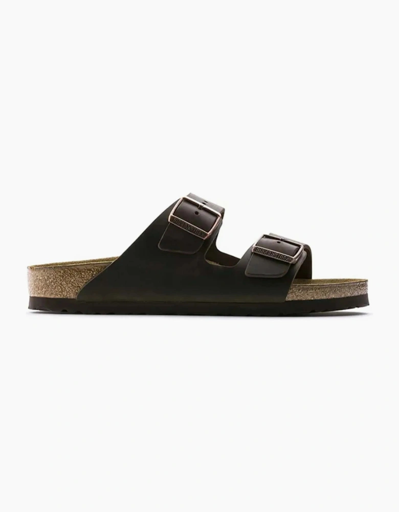 BIRKENSTOCK ARIZONA OILED LEATHER SANDAL HABANA
