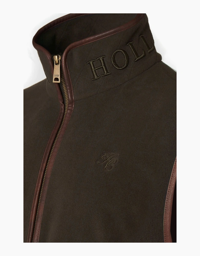 HOLLAND COOPER COUNTRY FLEECE GILET KHAKI