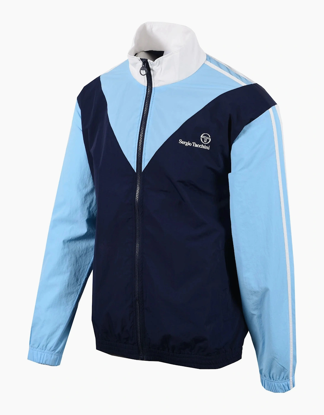 SERGIO TACCHINI CORTESE TRACK JACKET MARITIME BLUE/BALTIC SEA/GARDENIA