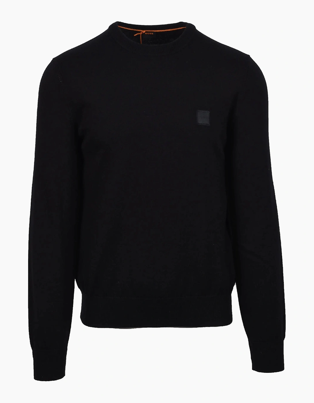 Hugo Boss Men's Black Boss Orange Kanovano Knitted Crewneck - Size: 38