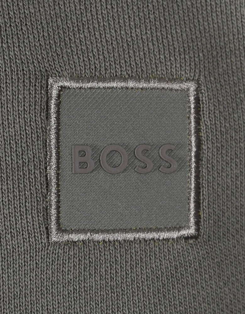 Boss Orange ZETRUST HALF-ZIP SWEATSHIRT OPEN GREY