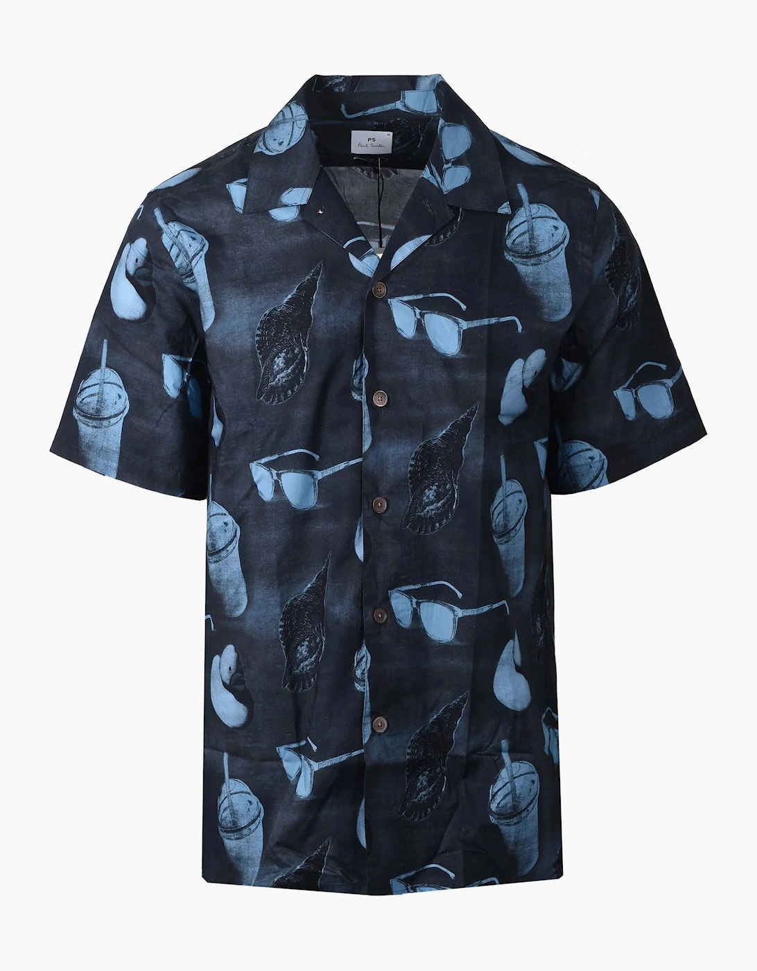 PAUL SMITH SS CASUAL FIT SHIRT BLUE, 4 of 3