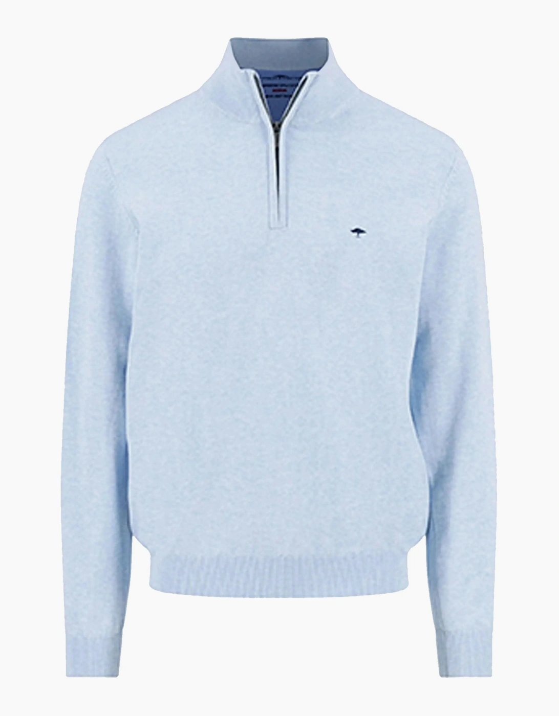 FYNCH-HATTON TROYER HALF ZIP KNITWEAR NEW BREEZE, 3 of 2