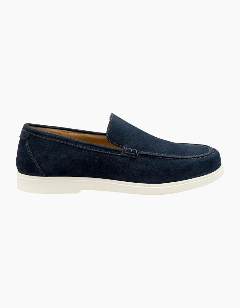 LOAKE TUSCANY SUEDE CASUAL SHOE NAVY SUEDE