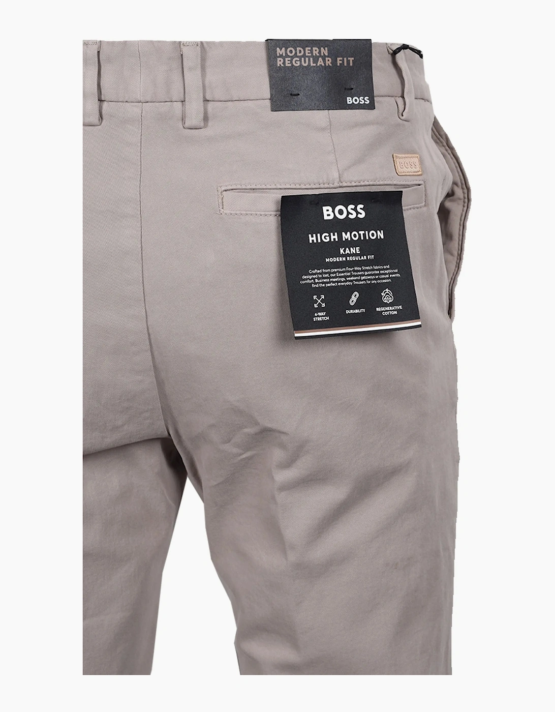 Hugo Boss Men's Cream Boss Black Boss H Kane Trousers Open Beige  38 38W34l