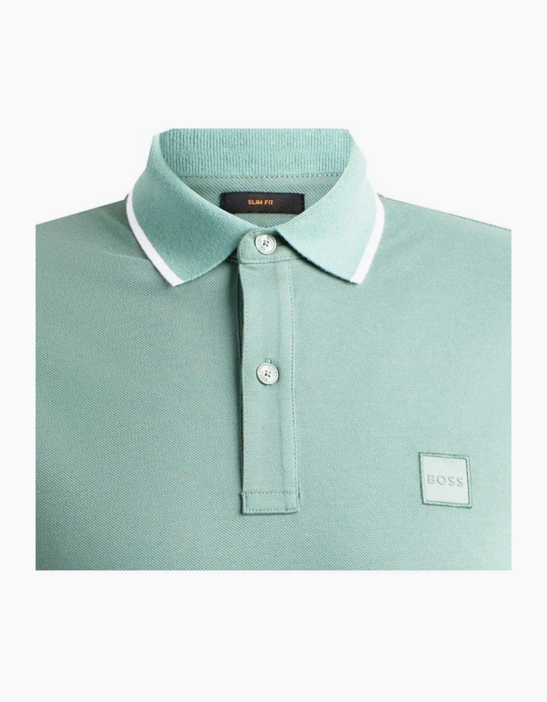 Hugo Boss Men's Mint Green Passertip Polo