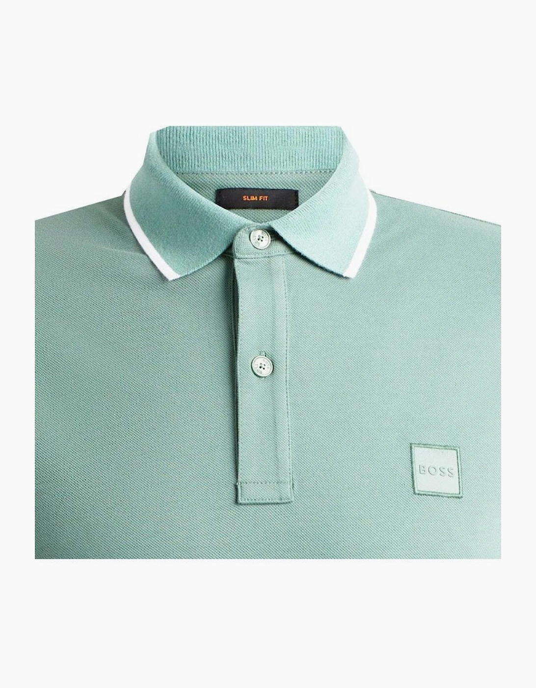 Hugo Boss Men's Mint Green Passertip Polo