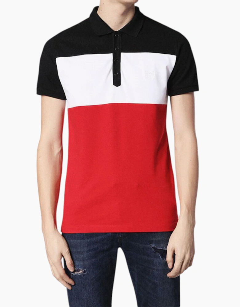DIESEL T DAY Mens Polo T Shirt Short Sleeve Slim Fit Casual Summer Golf Tee Top