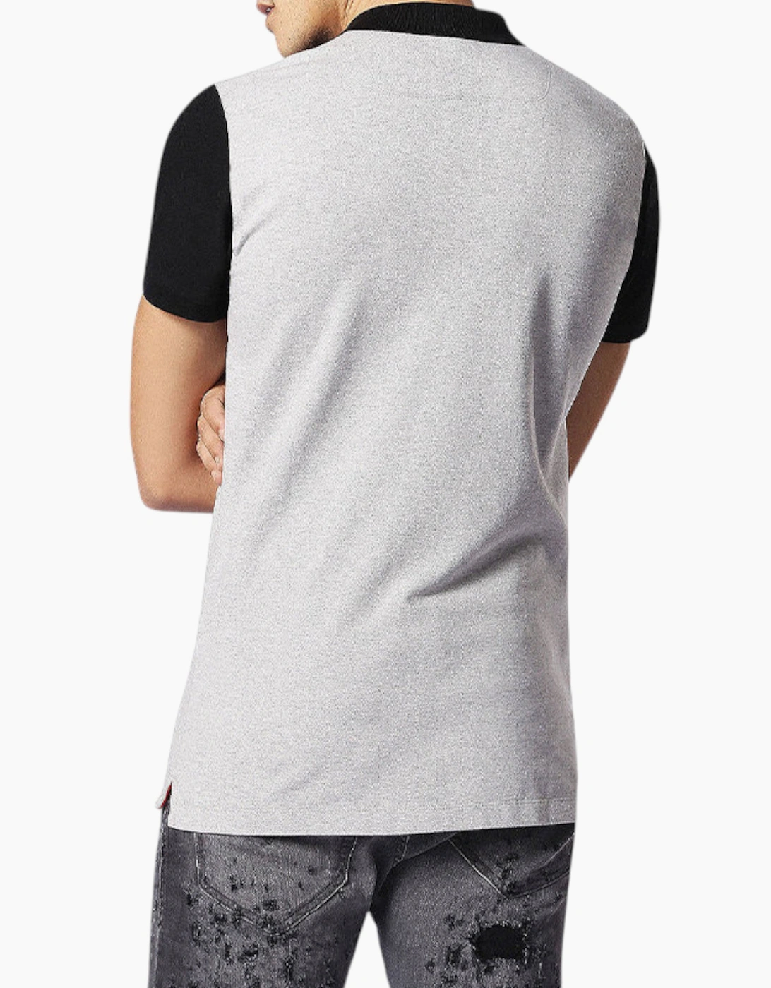DIESEL T DAY Mens Polo T Shirt Short Sleeve Slim Fit Casual Summer Golf Tee Top