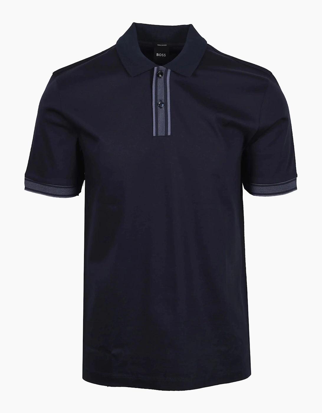 Hugo Boss Men's Navy Boss Black H-Parlay 238 Polo Dark Blue - Size: 42