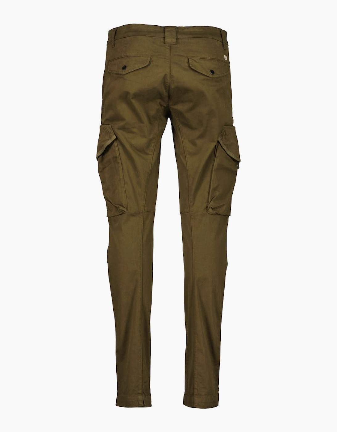 Stretch Satin Lens Cargo Pants