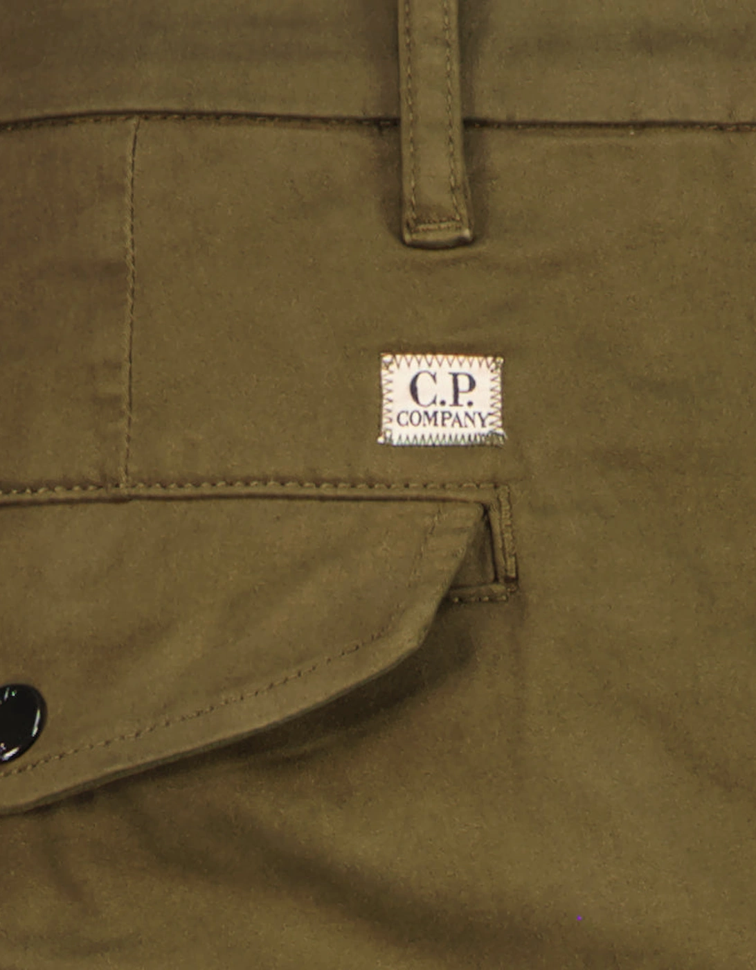 Stretch Satin Lens Cargo Pants