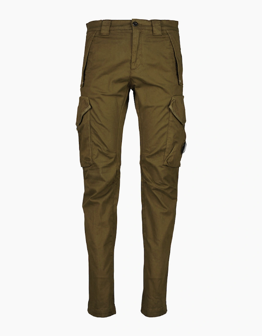 Stretch Satin Lens Cargo Pants