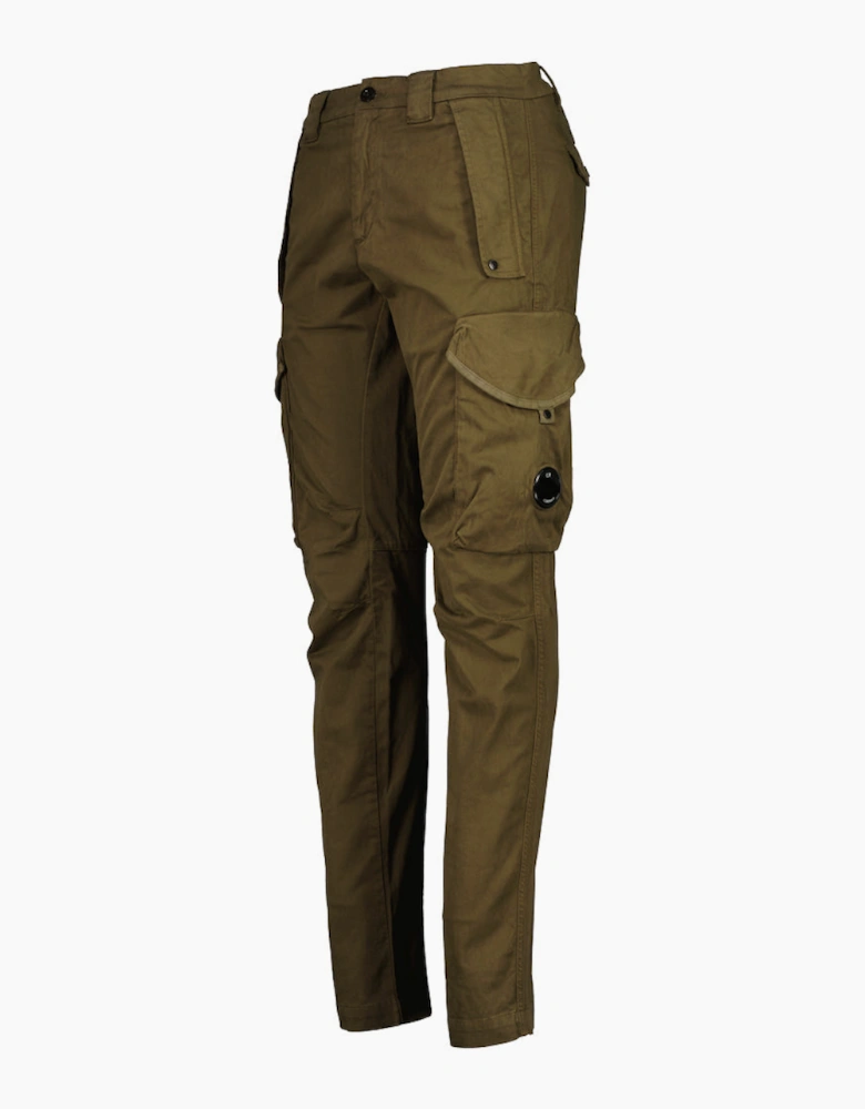 Stretch Satin Lens Cargo Pants