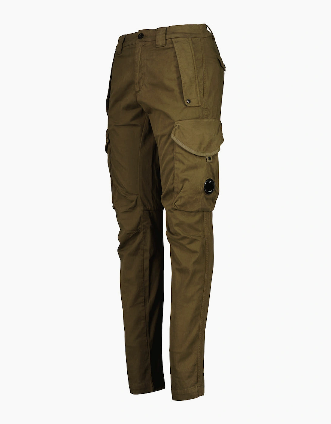 Stretch Satin Lens Cargo Pants