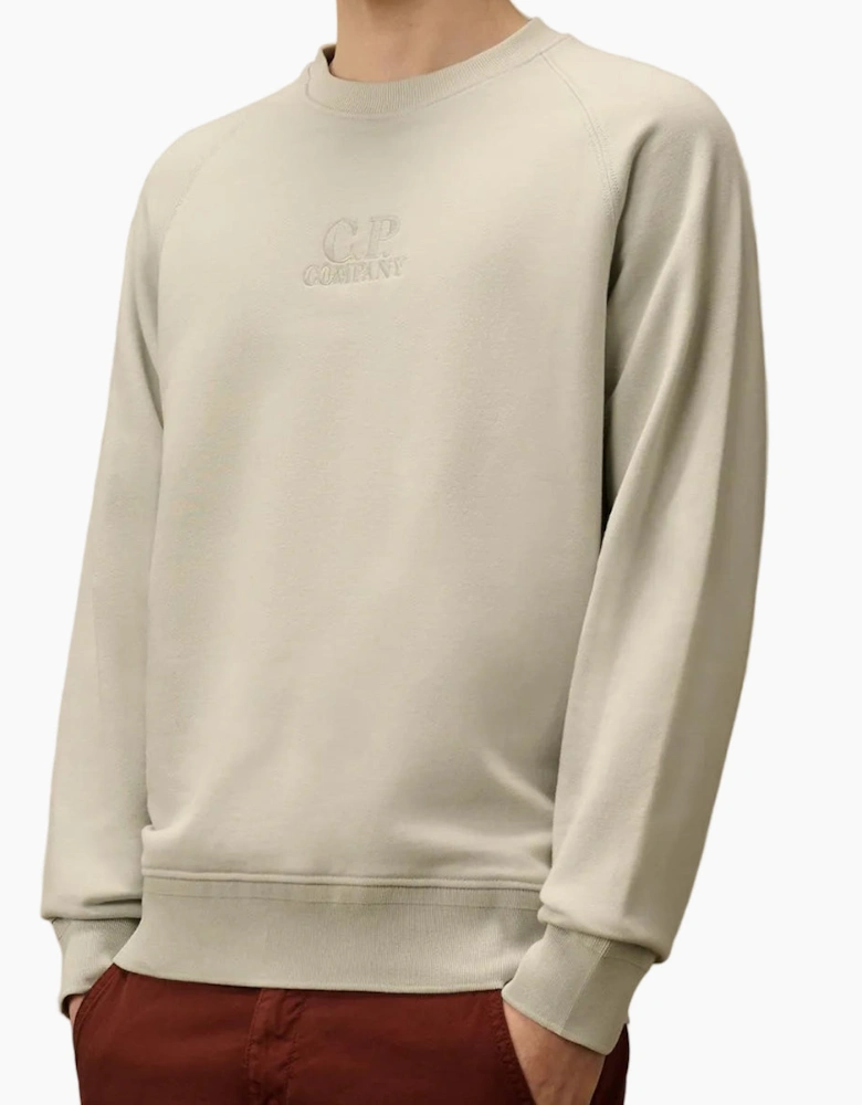 Diagonal Raised Fleece Logo Sweatshirt