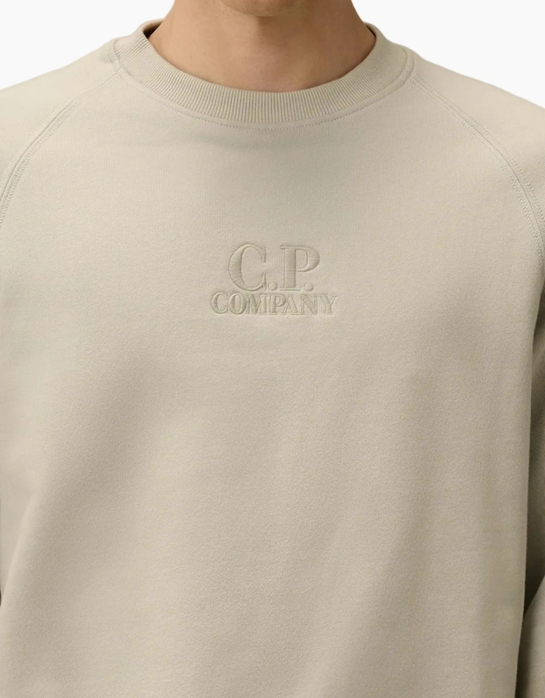 Diagonal Raised Fleece Logo Sweatshirt