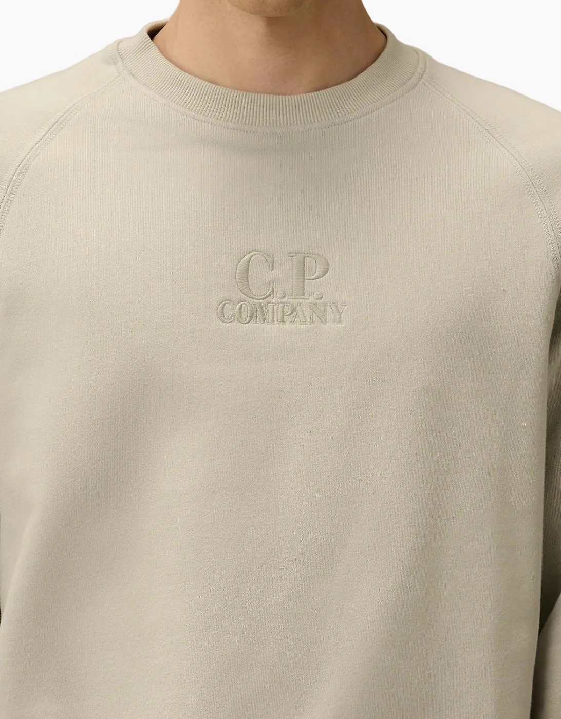 Diagonal Raised Fleece Logo Sweatshirt