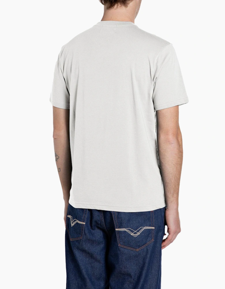Replay T-Shirt Sustainable Lab Natural White 011