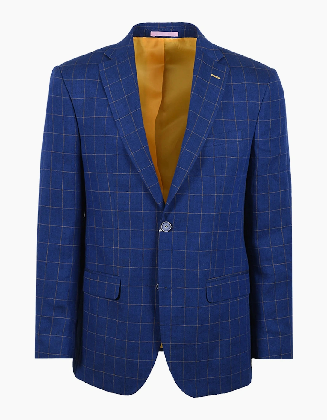 MAZZELLI JACKET BLUE YELLOW CHECK