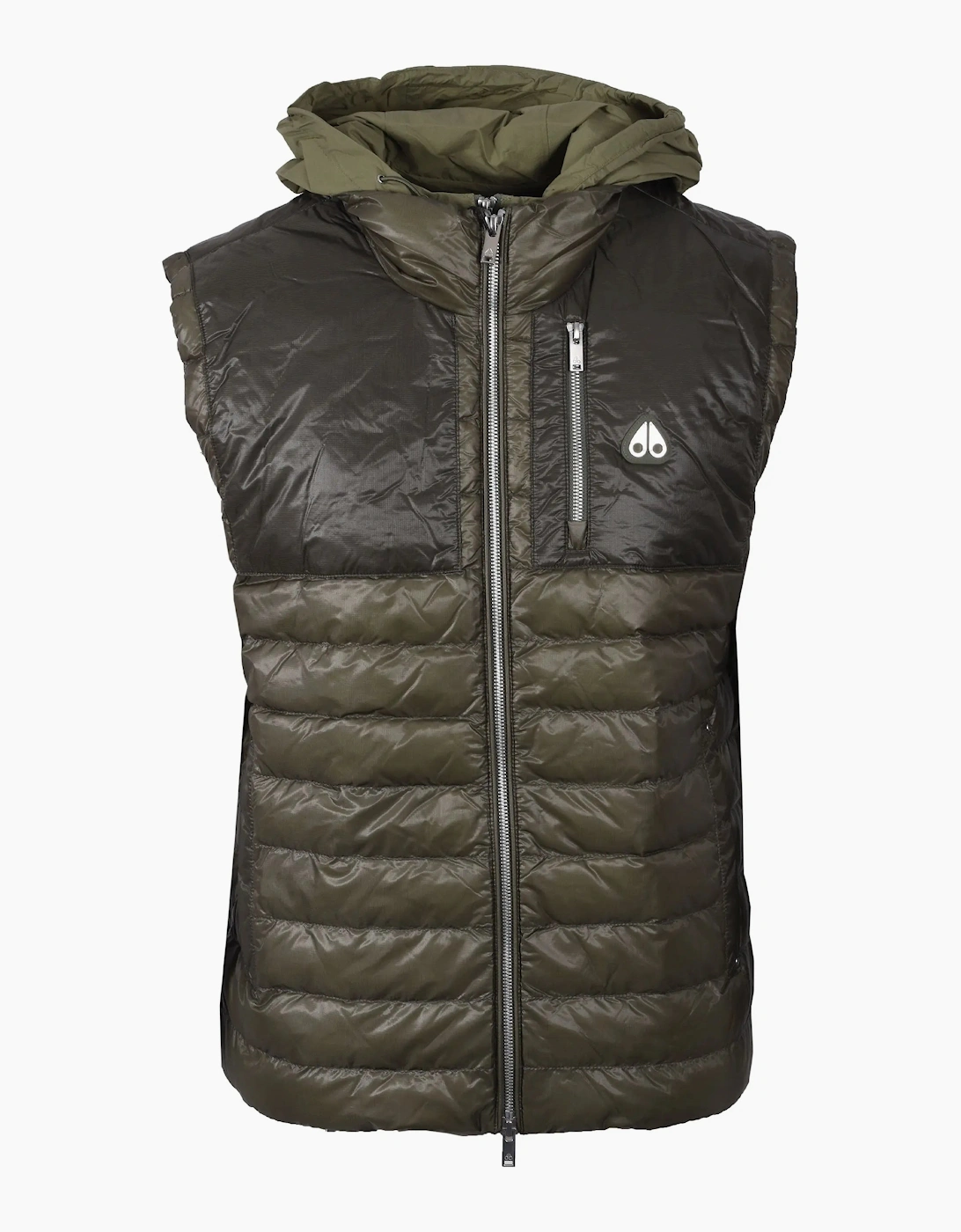 Moose Knuckles Men's Black Cloud Walker Gilet Artichoke - Size: 42
