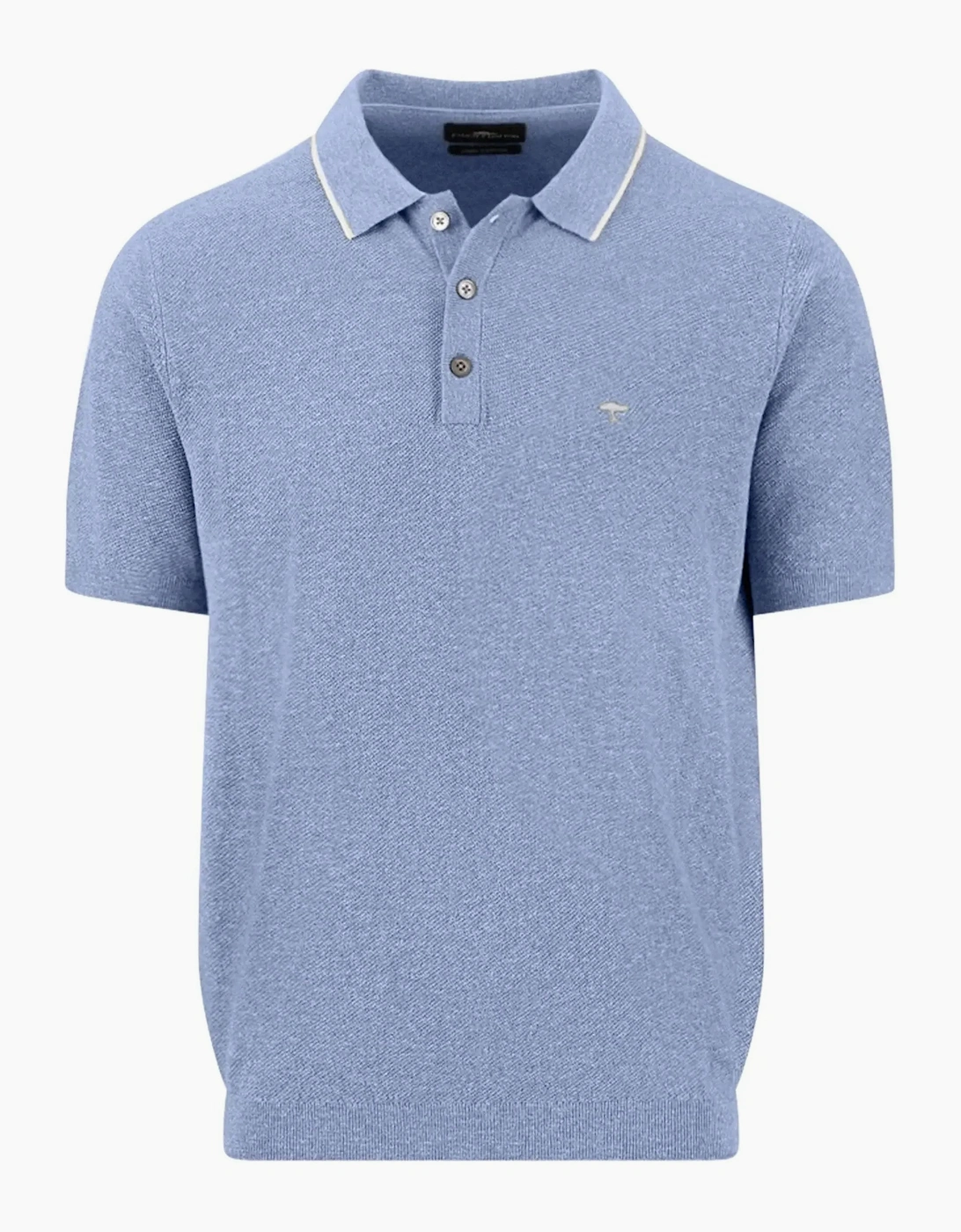 FYNCH-HATTON KNITTED POLO SHIRT NEW BREEZE, 3 of 2